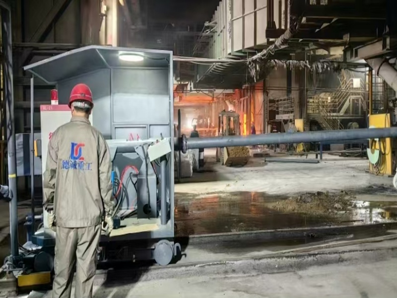 擋渣車客戶現場調試